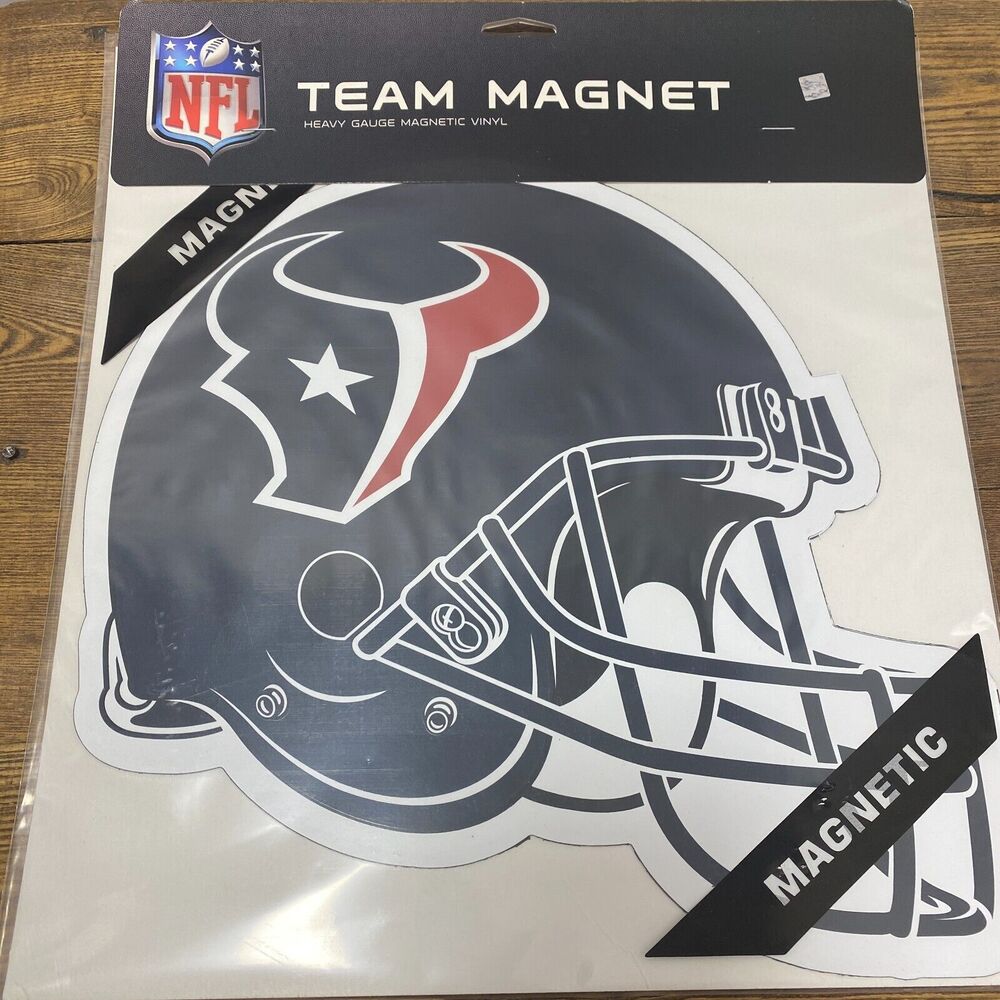 Houston Texans Vinyl Team Magnet Helmet Decal Football Sport Car Truck 12 Inch
